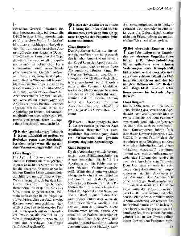 Vorschauseite 4: Risiken der Aut-idem-Regelung für alle Beteiligten