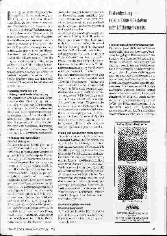 Vorschauseite 2: Dem Finanzchaos Grenzen setzen Statt Kostenmischmasch eine klare Zuordnung der Ausgabenposten