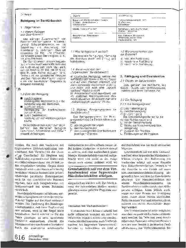 Vorschauseite 2: Hygienemaßnahmen auf Pflegestationen (II)