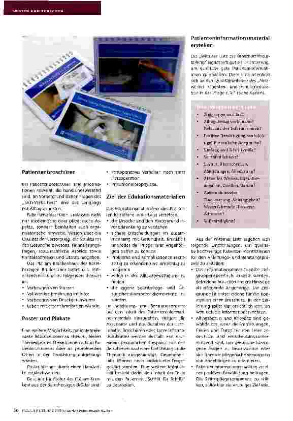 Vorschauseite 2: Die Selbsthilfe des Patienten stärken