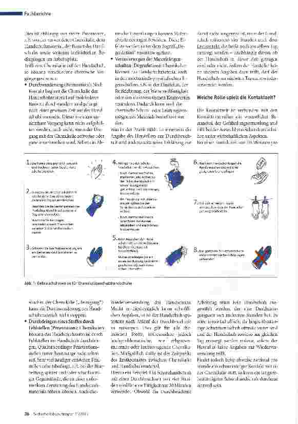 Vorschauseite 3: Tipps für den Einsatz von flüssigkeitsdichten Schutzhandschuhen