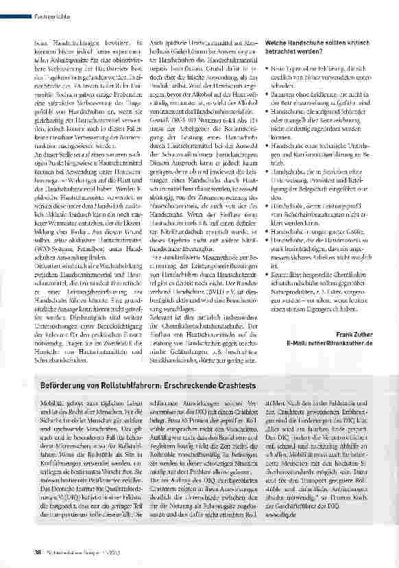 Vorschauseite 5: Tipps für den Einsatz von flüssigkeitsdichten Schutzhandschuhen