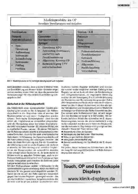 Vorschauseite 3: Patientensicherheit in der Chirurgie