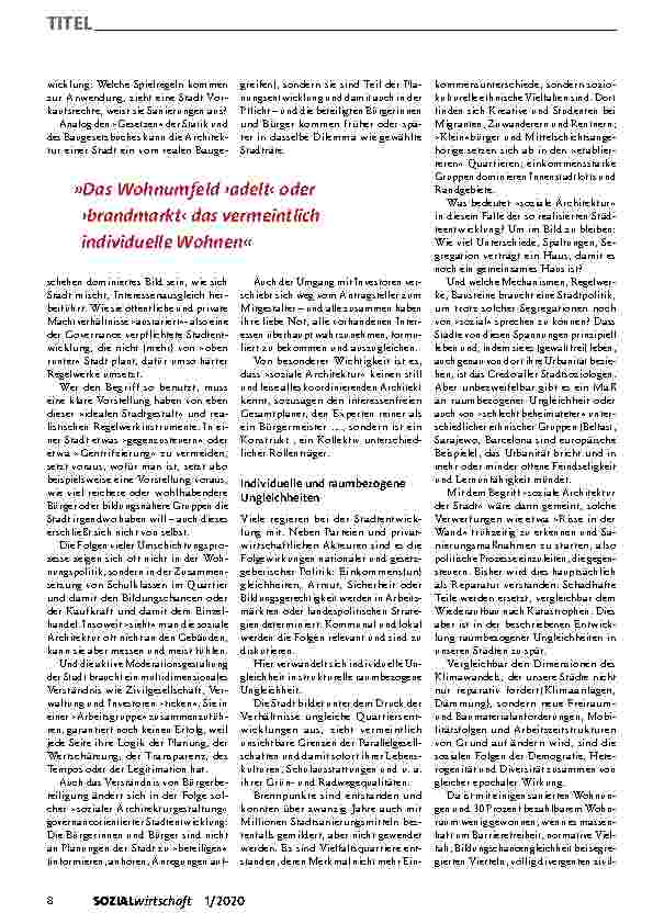 Vorschauseite 2: Integrationsmaschine Stadt