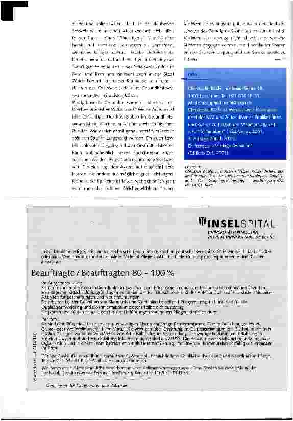 Vorschauseite 3: Röstigraben im Gesundheitswesen - Klischee oder Wirklichkeit?