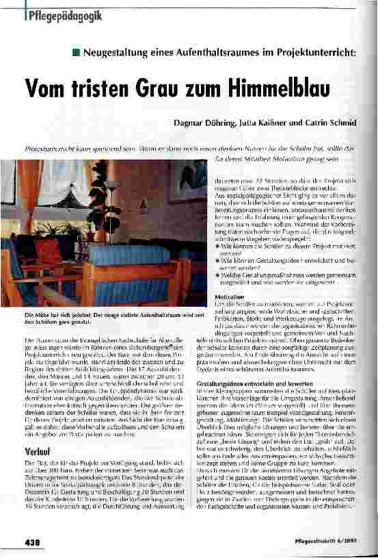 Vorschauseite 1: Vom tristen Grau zum Himmelblau
