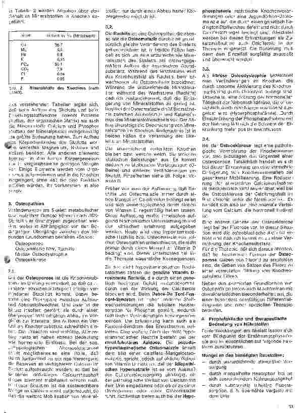 Vorschauseite 2: Grundzüge der Ernährung des gesunden Menschen 56. Folge: Einfluß der Ernährung auf Gesundheit und Leistungsfähigkeit