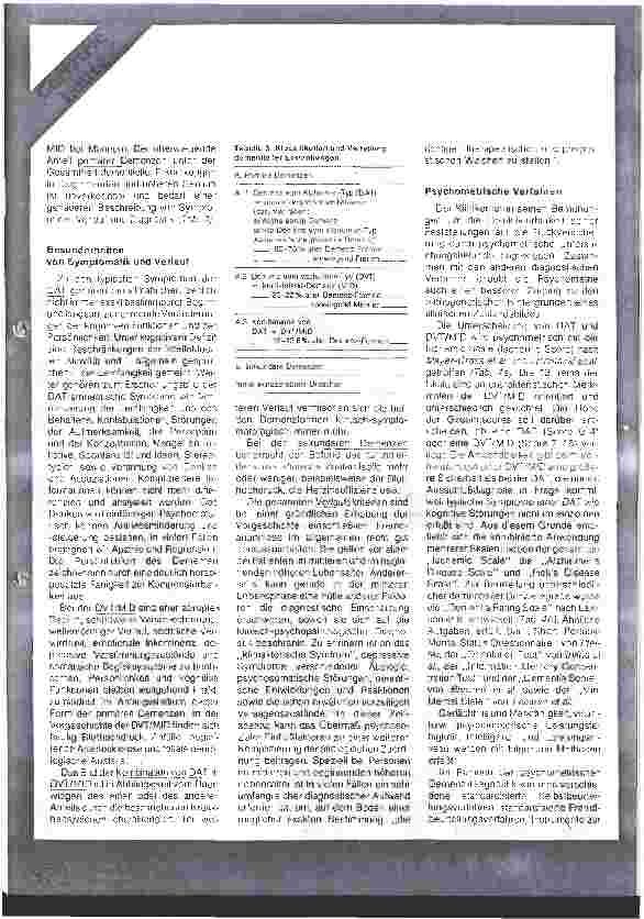 Vorschauseite 3: Differentialdiagnose und Therapie der zerebralen Insuffizienz