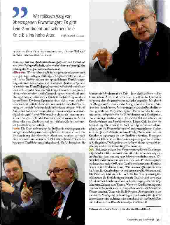 Vorschauseite 6: „Intransparenz lädt zu Missbrauch ein