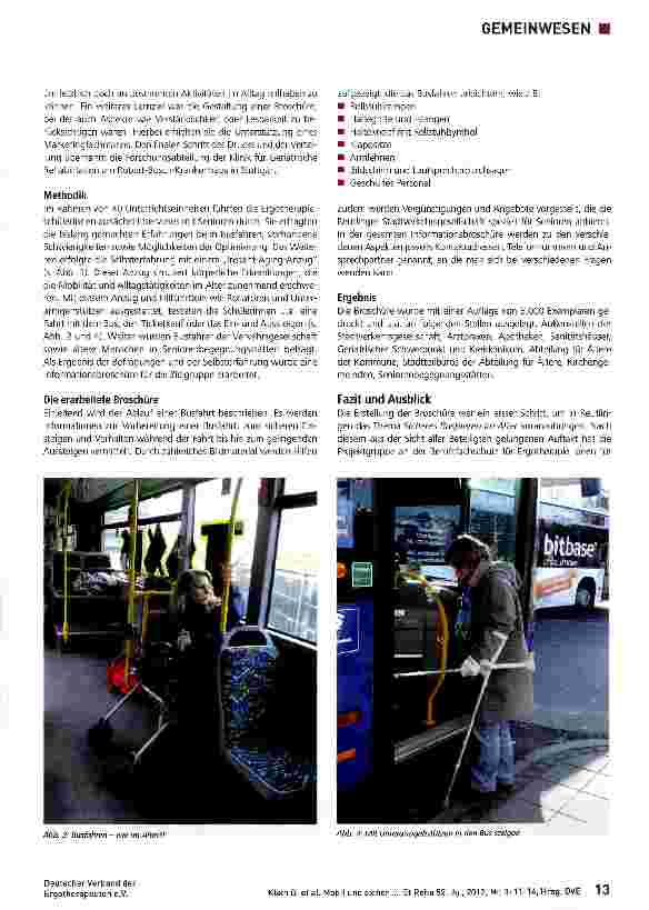 Vorschauseite 3: Mobil und sicher mit dem Bus unterwegs -auch im Alter!
