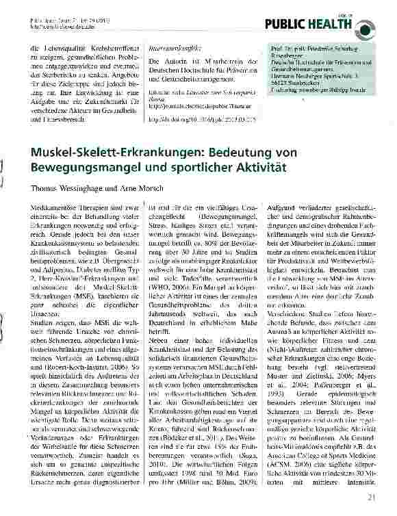 Vorschauseite 3: Aktiv leben nach Krebs mit gesundheitsorientierten Trainingsangeboten