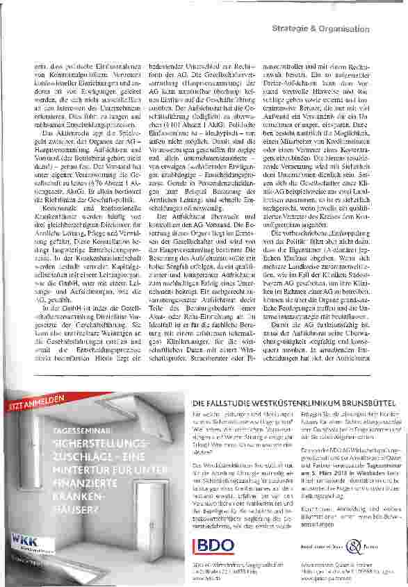 Vorschauseite 2: Gute Aktien für Kliniken