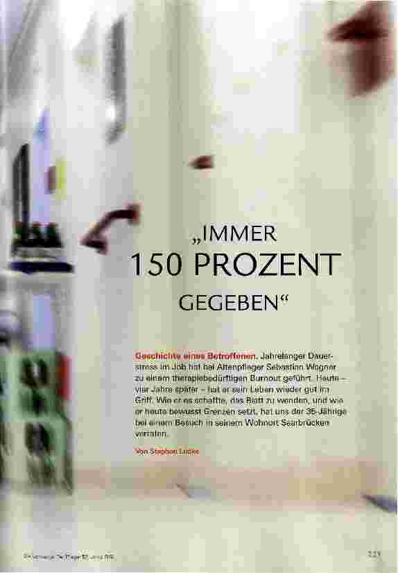 Vorschauseite 2: IMMER 150 PROZENT GEGEBEN