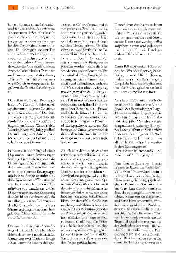 Vorschauseite 2: NATURHEILVERFAHREN BEI PSYCHOSOMATISCHEN ERKRANKUNGEN