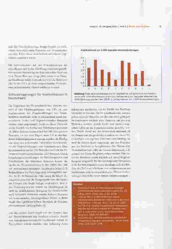 Vorschauseite 3: Katheterassoziierte infektionen: Gibt es noch neue Ansatzpunkte für die Hygiene?