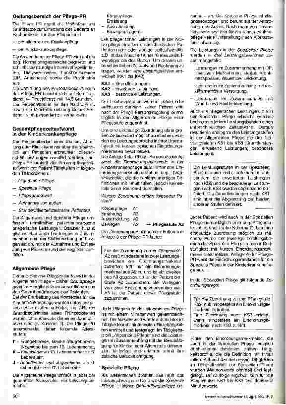 Vorschauseite 4: Die neue Pflegepersonalregelung
