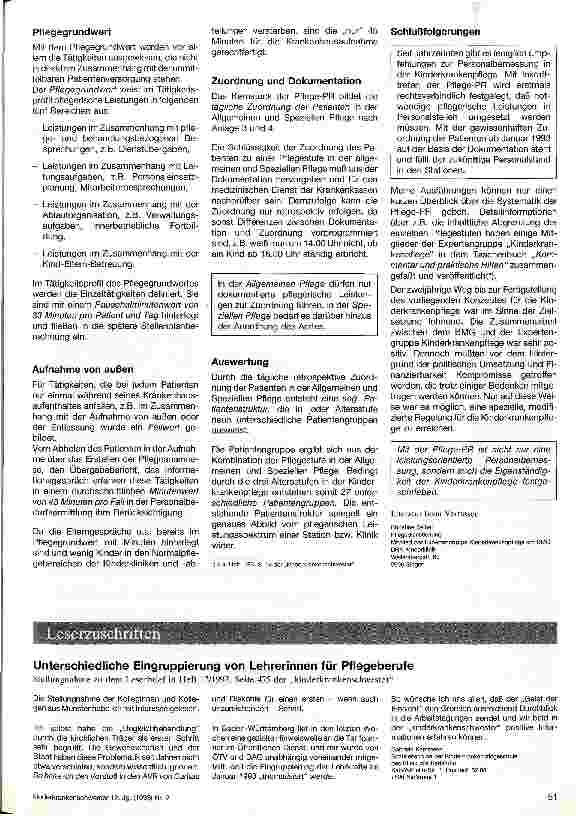 Vorschauseite 5: Die neue Pflegepersonalregelung