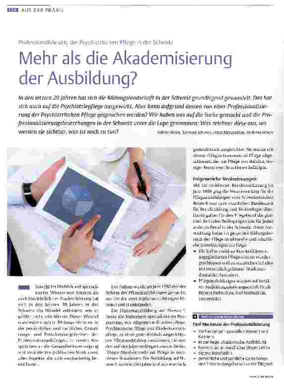 Vorschauseite 1: Mehr als die Modernisierung der Ausbildung?