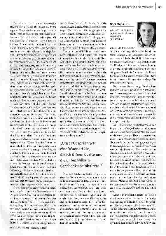 Vorschauseite 2: Dem Sterben begegnen