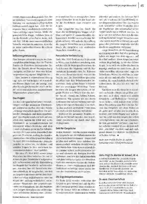 Vorschauseite 4: Dem Sterben begegnen
