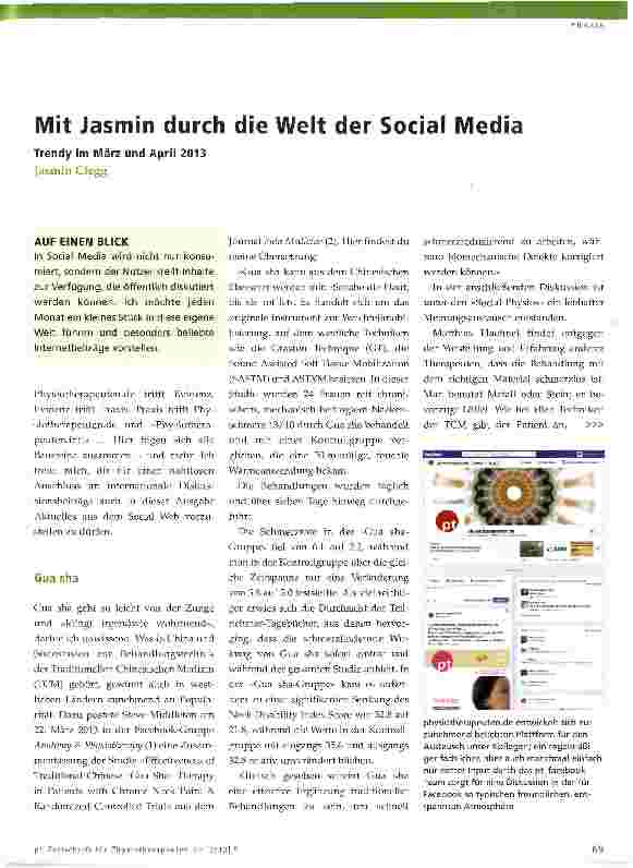 Vorschauseite 1: Mit Jasmin durch die Welt der Social Media