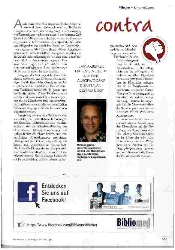 Vorschauseite 2: SIND TEILDIENSTE ZUMUTBAR?