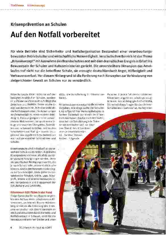 Vorschauseite 1: Auf den Notfall vorbereitet