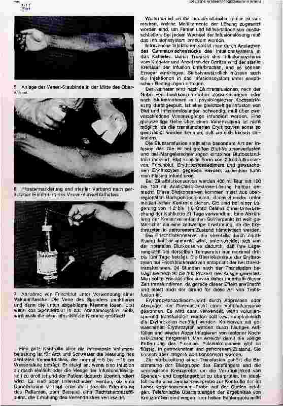 Vorschauseite 3: Praktische Druchführung von Infusionen und Bluttransfusionen
