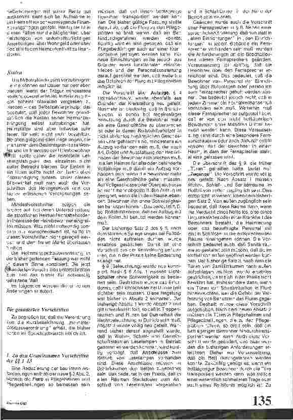 Vorschauseite 2: Heimmindestbauverordung novelliert