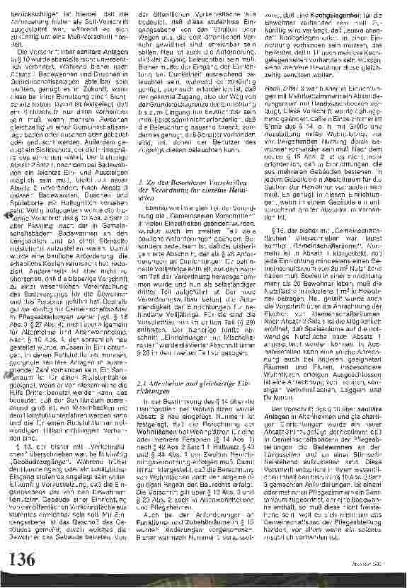 Vorschauseite 3: Heimmindestbauverordung novelliert