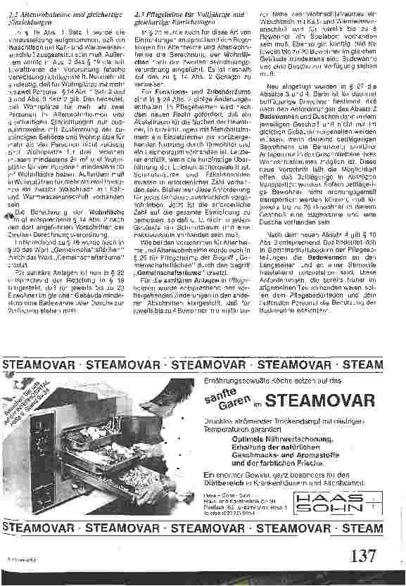 Vorschauseite 4: Heimmindestbauverordung novelliert