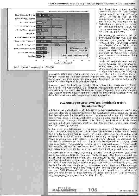 Vorschauseite 6: Berufliche Perspektiven von Diplom-Pflegewirtinnen und -Pflegewirten Absolventenbefragungen des Fachbereichs Pflege und Gesundheit an der Fachhochschule Fulda