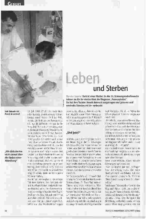 Vorschauseite 1: Leben und Sterben