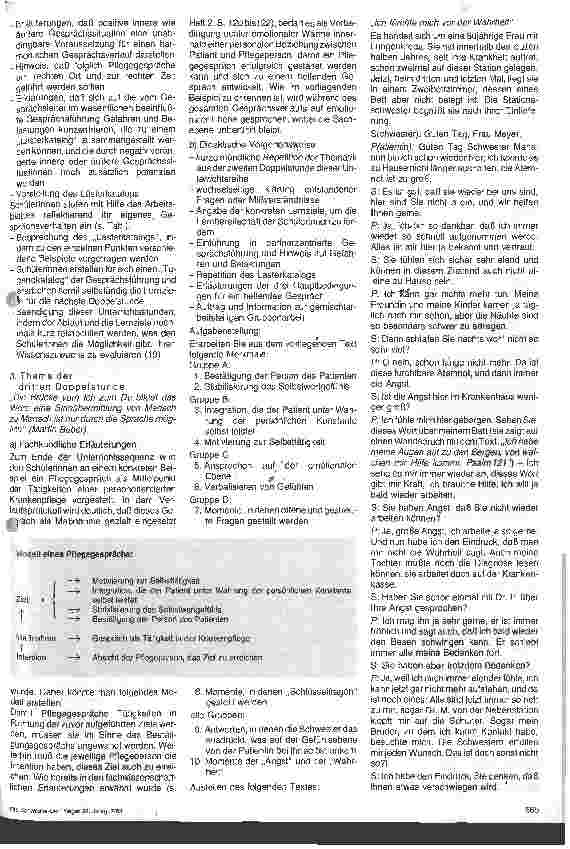 Vorschauseite 4: Das Pflegegespräch als Tätigkeit in der Krankenpflege
