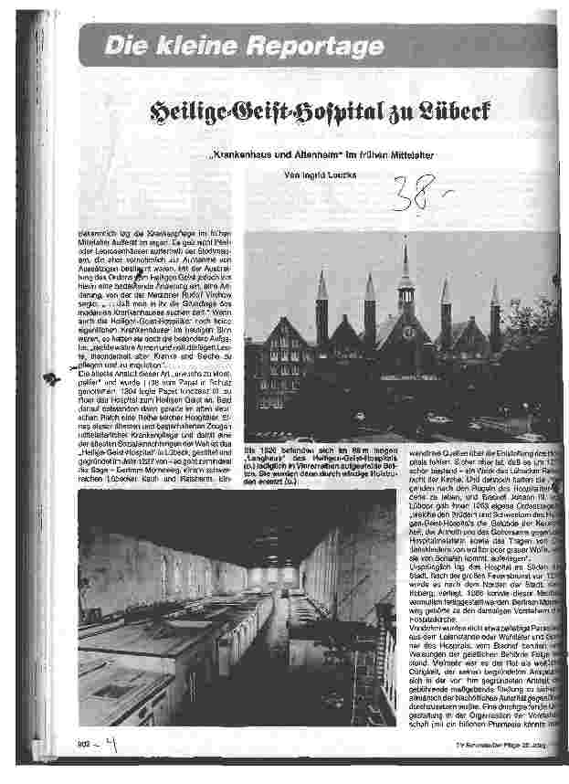 Vorschauseite 1: Heilige-Geist-Hospital zu Lübeck