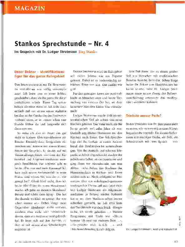 Vorschauseite 1: Stankos Sprechstunde - Nr. 4