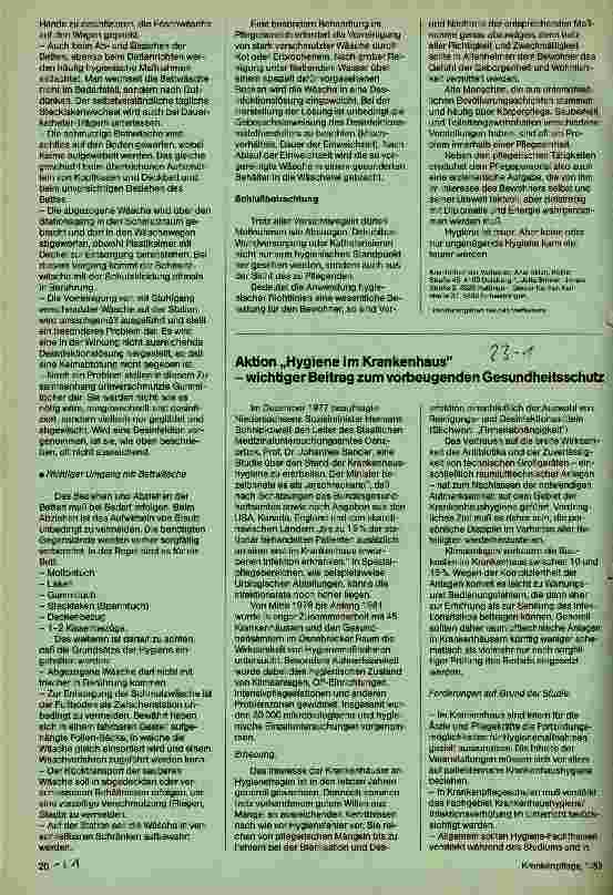 Vorschauseite 2: Angewandte Hygiene auf einer Pflegeeinheit der stationären Altenpflege
