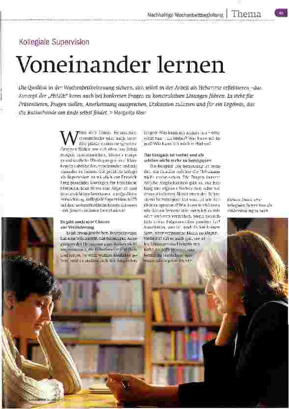 Vorschauseite 1: Voneinander lernen