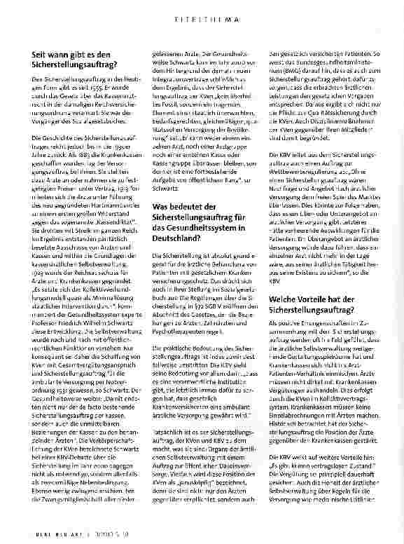 Vorschauseite 3: Wie sicher ist der Sicherstellungsauftrag?