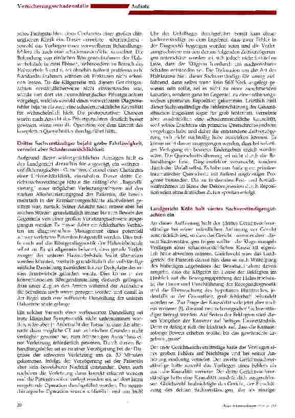 Vorschauseite 3: Querschnittslähmung nach Treppensturz