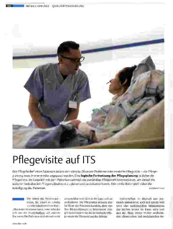 Vorschauseite 1: Pflegevisite auf ITS