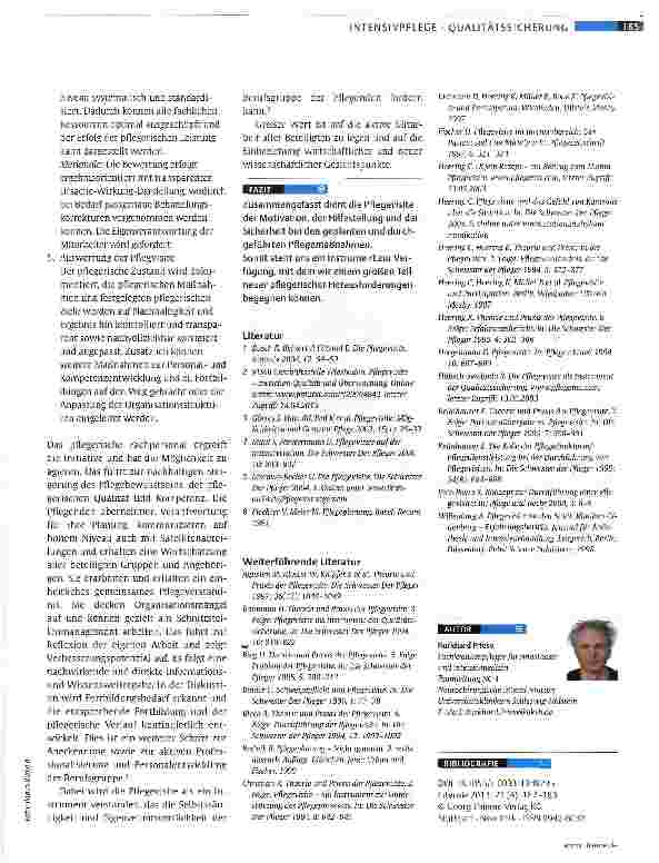 Vorschauseite 4: Pflegevisite auf ITS