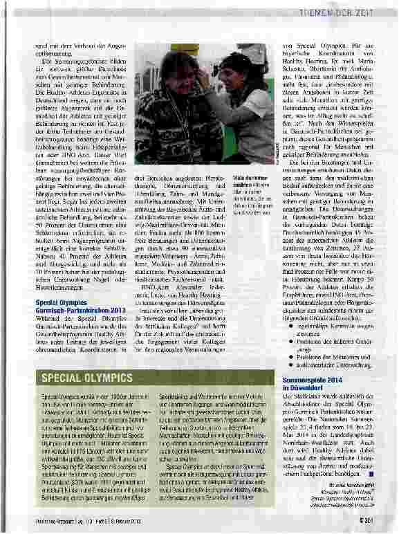 Vorschauseite 2: Gemeinsam stark - Special Olympics
