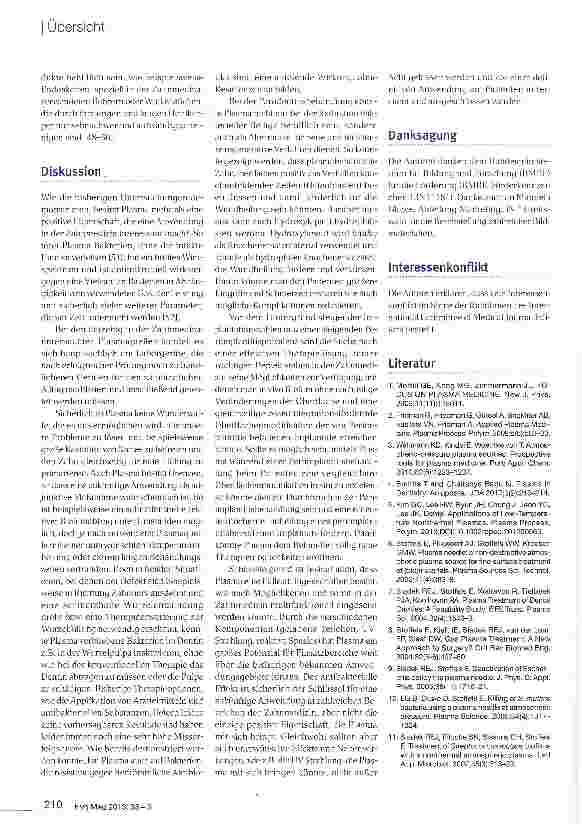 Vorschauseite 5: Plasmamedizin in der Zahnmedizin