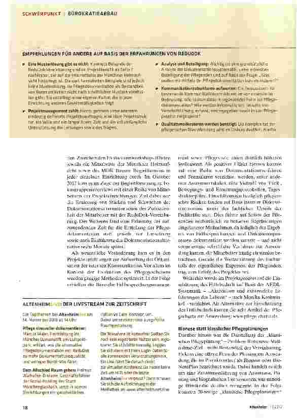 Vorschauseite 3: Raus aus der Dokumentationsroutine