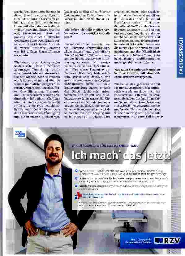 Vorschauseite 2: Jedes Krankenhaus hat das Potenzial zum Skandal