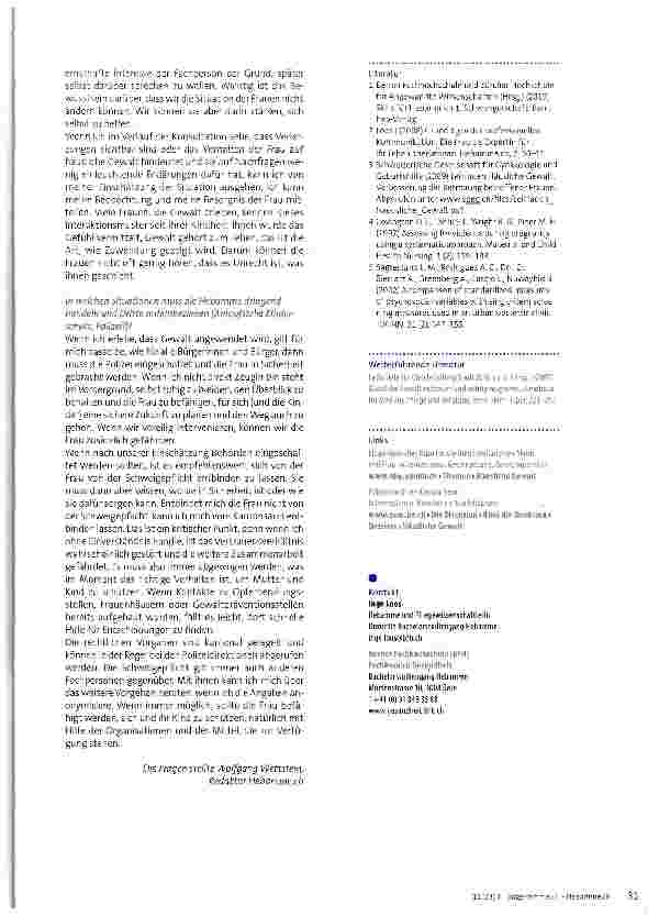 Vorschauseite 4: Frauenund Kindesschutz-die Chancen in der Hebammenarbeit