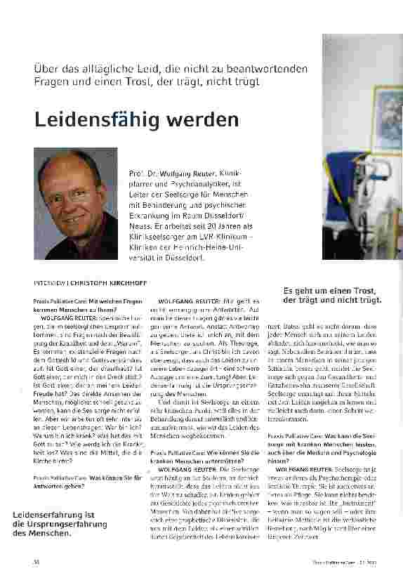 Vorschauseite 1: Leidensfähig werden