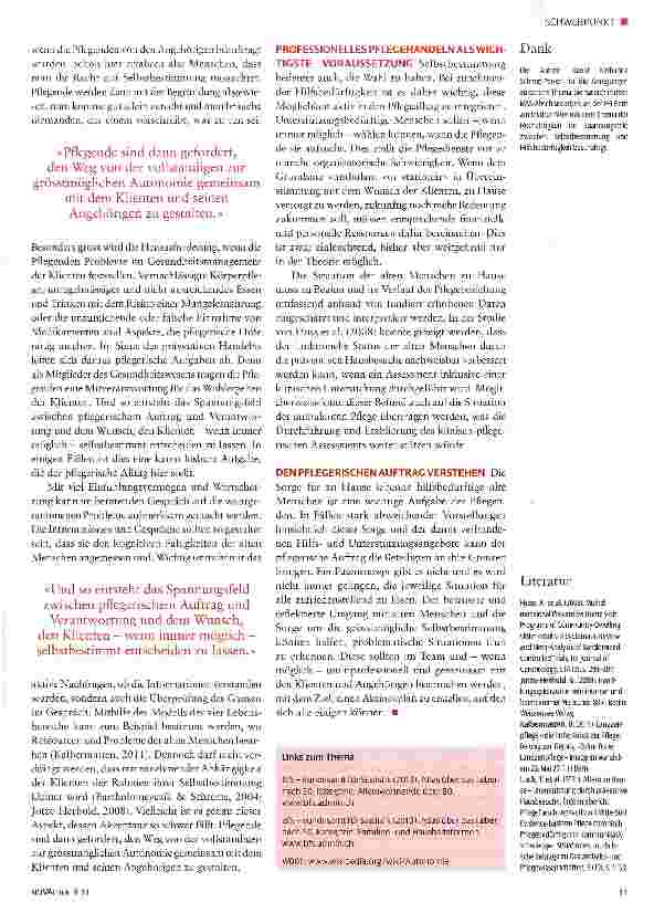 Vorschauseite 3: Zwischen Sorge und Selbstbestimmung
