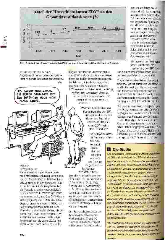 Vorschauseite 2: Der Handlungsdruck wächst Die Elektronische Patientenakte als Steuerungsinstrument